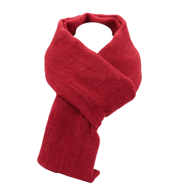 ÉCHARPE ROUGE FONCÉ